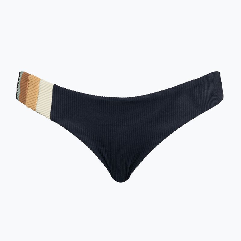 Rip Curl Block Party Spliced Cheeky Hip swimsuit bottom navy