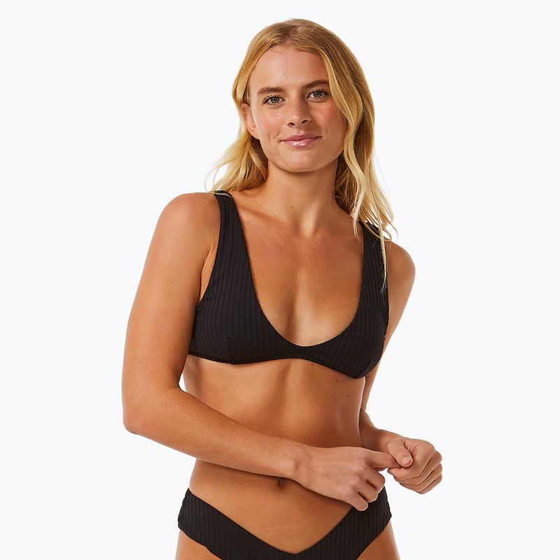 Rip Curl Premium Surf Bralette swimsuit top black 4