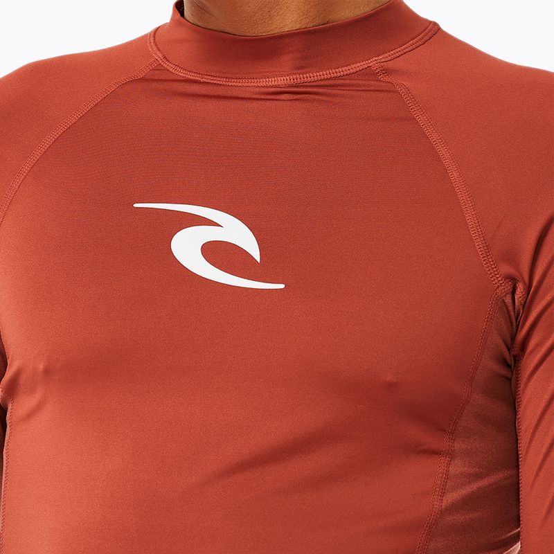 Men's Rip Curl Waves Upf Perf L/S swimming longsleeve red 6