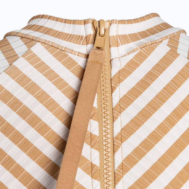 Women's one-piece swimsuit Rip Curl Premium Surf LS Surf light brown 5