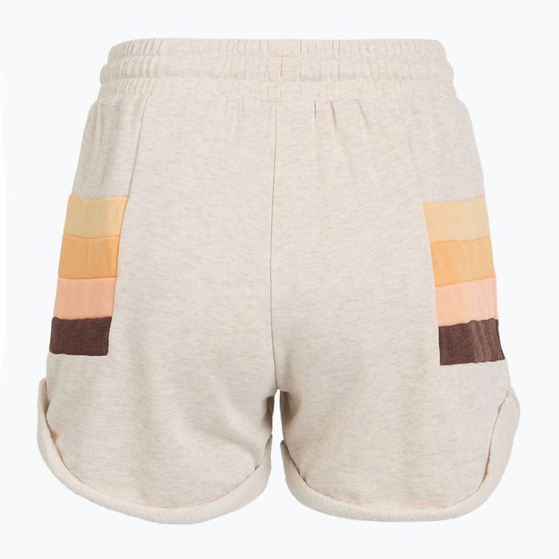 Rip Curl women's Block Party Track shorts oatmeal marle 8