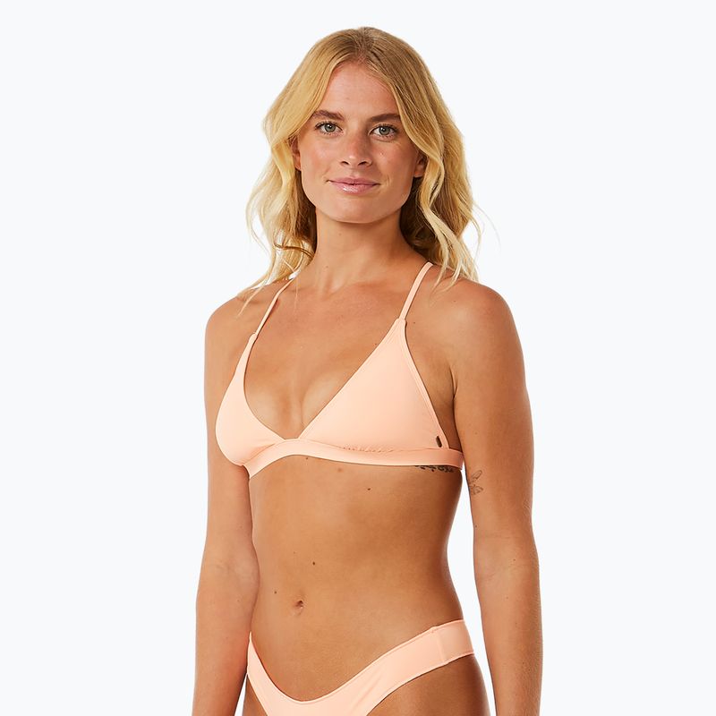 Rip Curl Classic Surf Xback Tri bright peach swimsuit top 4