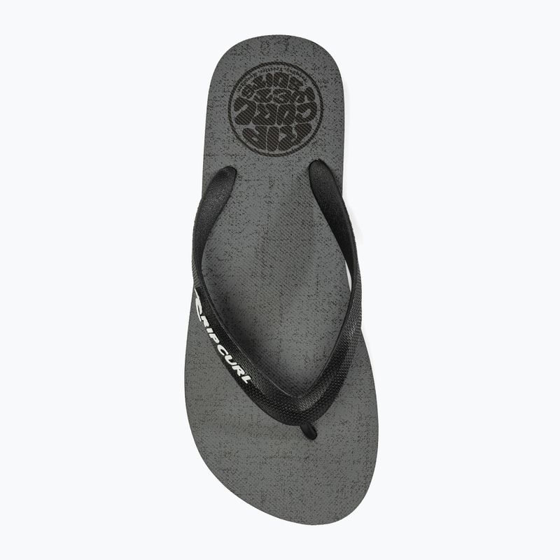 Men's Rip Curl Icons of Surf Bloom Open Toe flip flops grey 5