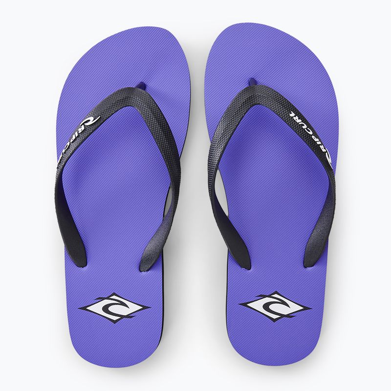 Men's Rip Curl Foamies Bloom Open Toe flip flops lilac 10