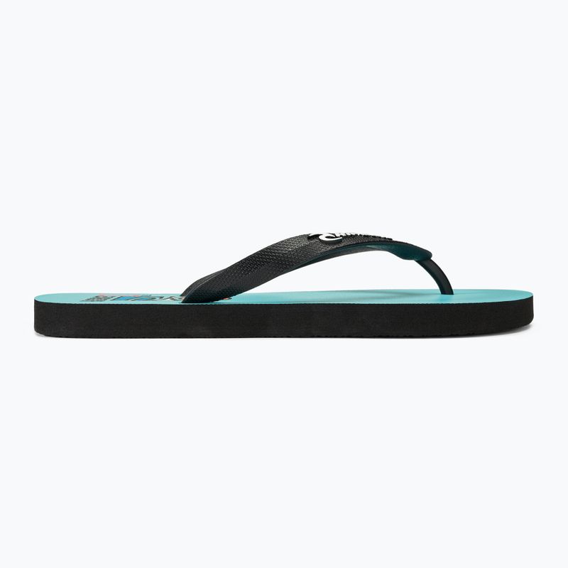 Men's Rip Curl Foamies Bloom Open Toe flip flops light blue 2