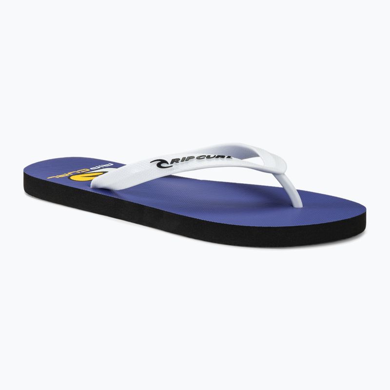 Men's Rip Curl Foamies Bloom Open Toe flip flops deep blue