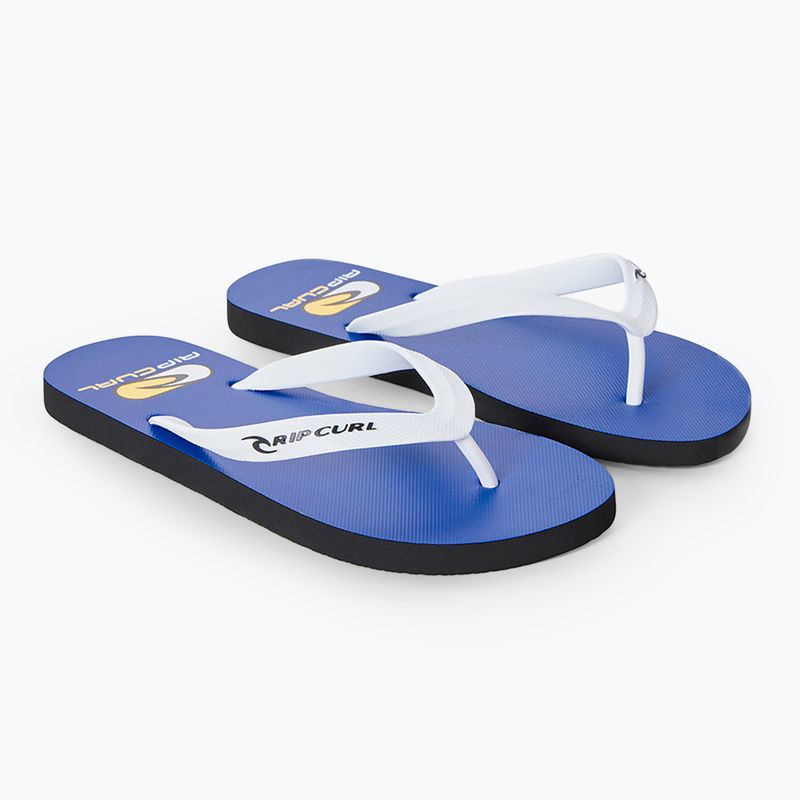 Men's Rip Curl Foamies Bloom Open Toe flip flops deep blue 8