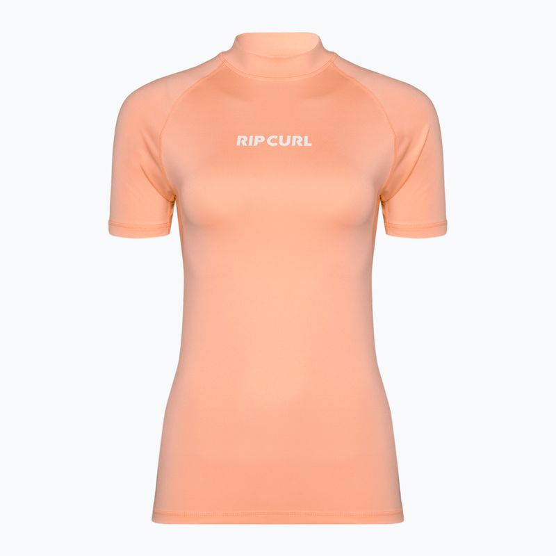 Women's Rip Curl Classic Surf Upf Rashguard SS bright peach swim shirt