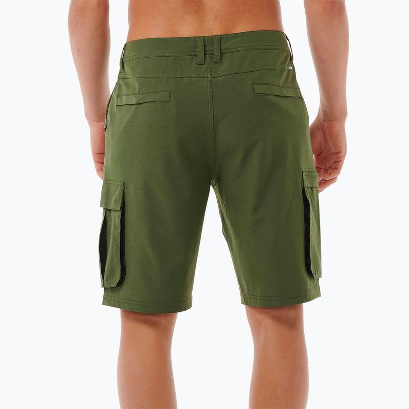 Men's Rip Curl Boardwalk Classic Surf Cargo shorts dark olive 3
