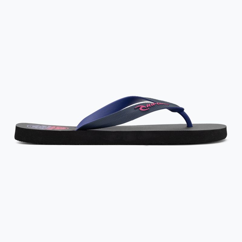 Men's Rip Curl Wetty Fade Bloom flip flops navy 2
