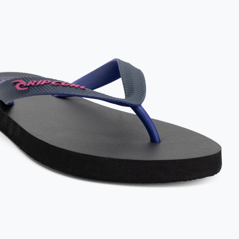 Men's Rip Curl Wetty Fade Bloom flip flops navy 7