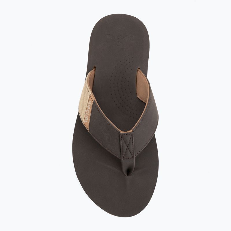 Men's flip-flops Rip Curl Oxford Bloom brown 5