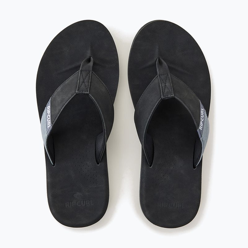 Men's flip-flops Rip Curl Oxford Bloom black/grey 5