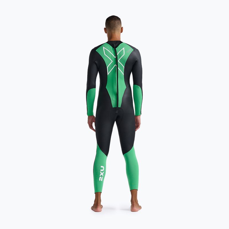 Men's triathlon foam 2XU Propel Openwater black/bright green 2