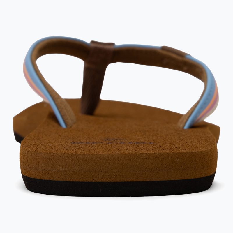 Women's Rip Curl Freedom Bloom Open Toe flip flops blue 6