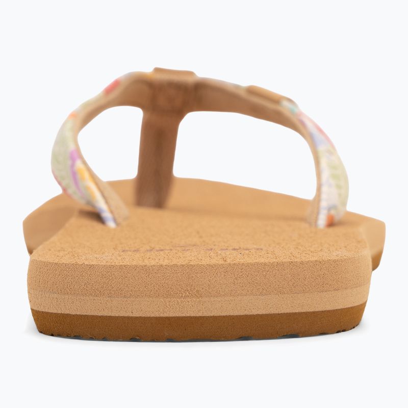 Women's Rip Curl Freedom Bloom Open Toe Mango Flip Flops 6