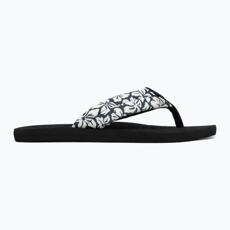 Women's Rip Curl Freedom Plush Bloom flip flops black 2