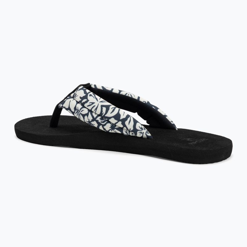 Women's Rip Curl Freedom Plush Bloom flip flops black 3
