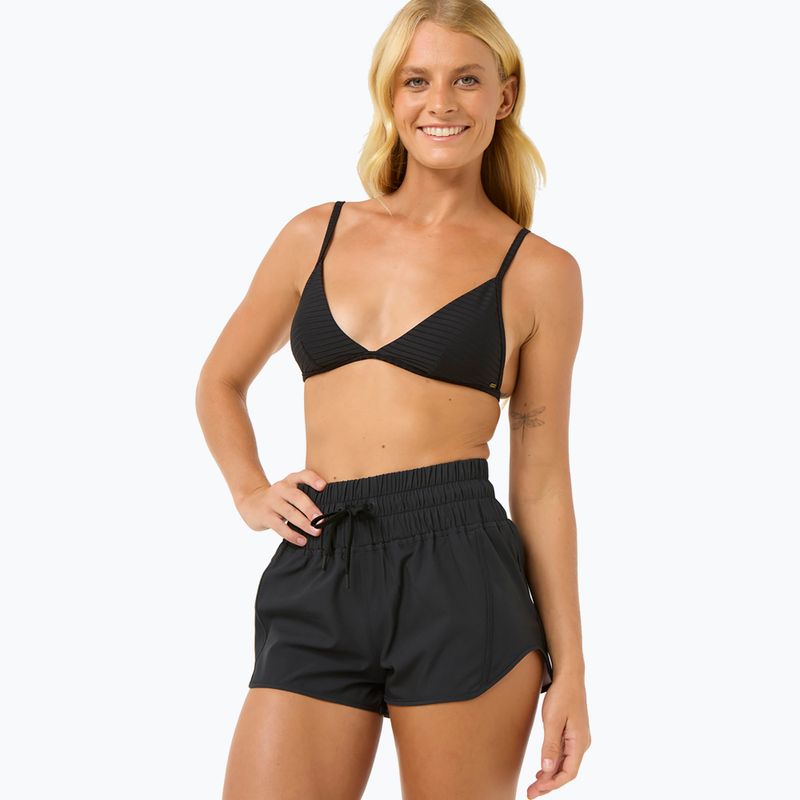 Women's Rip Curl High Waist Retro Volley 3" swim shorts black 4