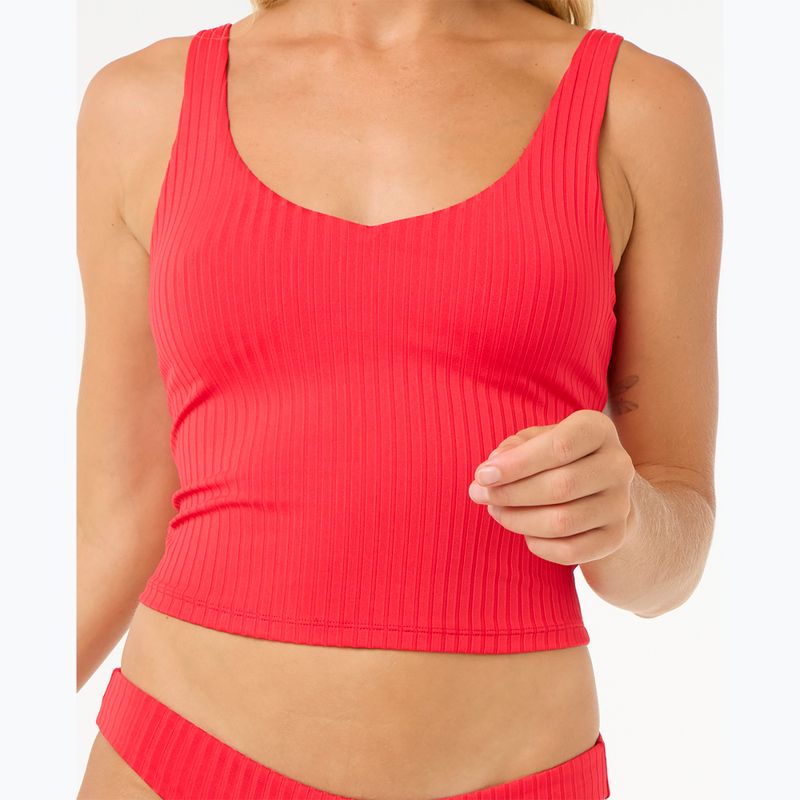 Rip Curl Premium Surf Tankini top hibiscus red 4