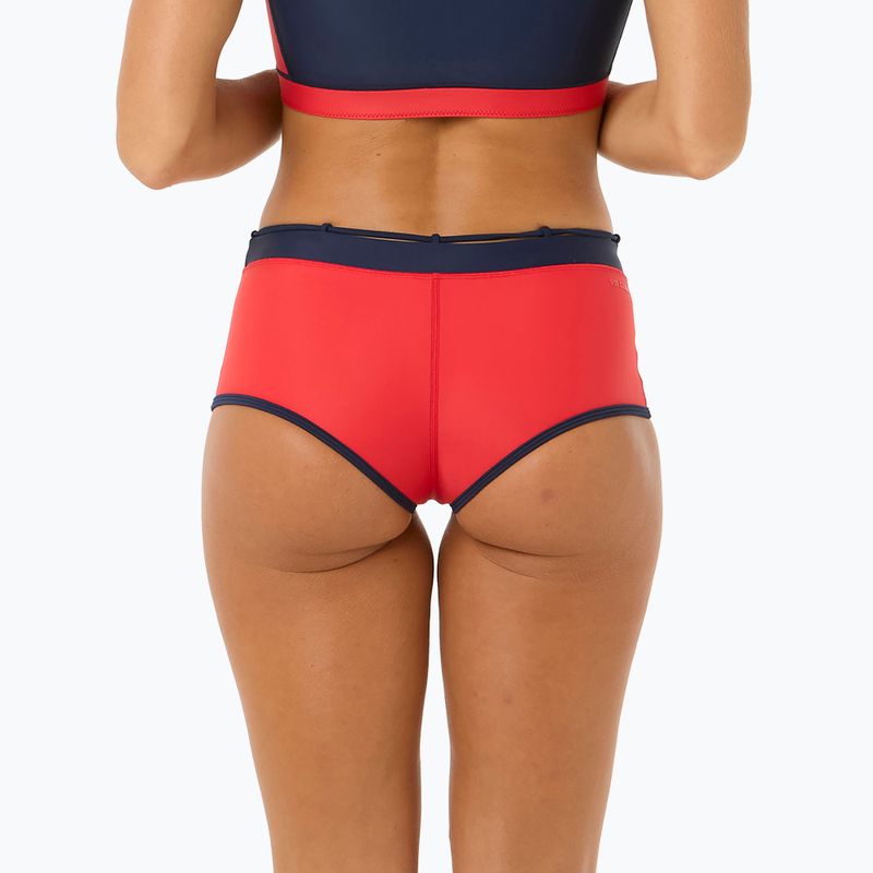 Rip Curl Noughties Low Rise Victoria Vergara red/dark blue swimsuit bottom 5