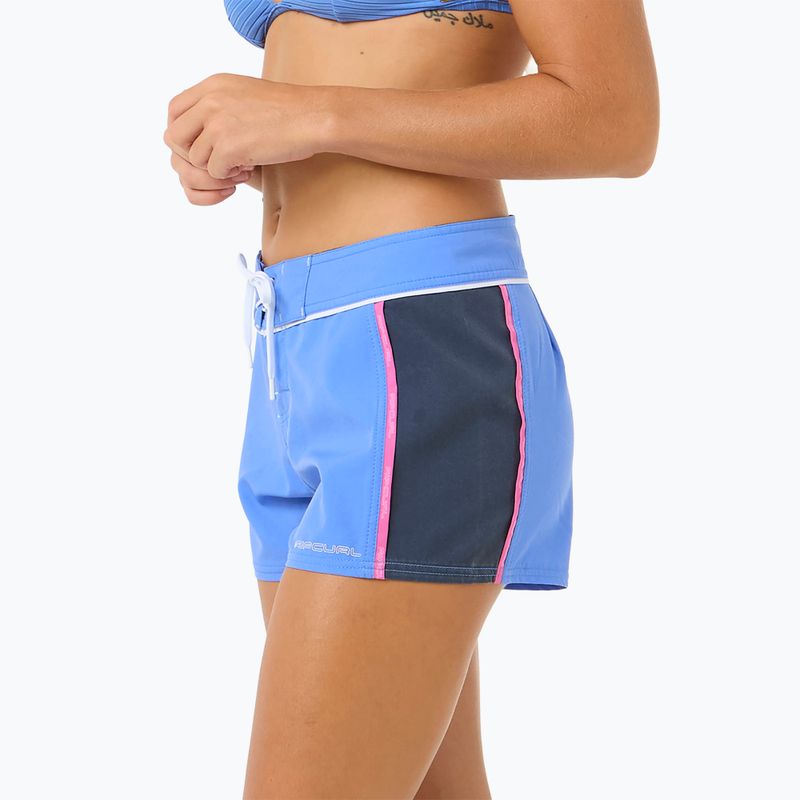 Women's Rip Curl Las Dalias Performance 3" swim shorts blue 6