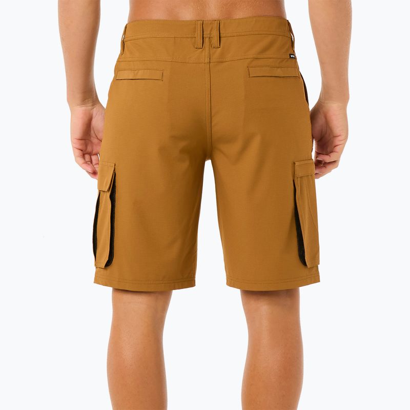 Men's Rip Curl Boardwalk Classic Surf Cargo shorts gold 3