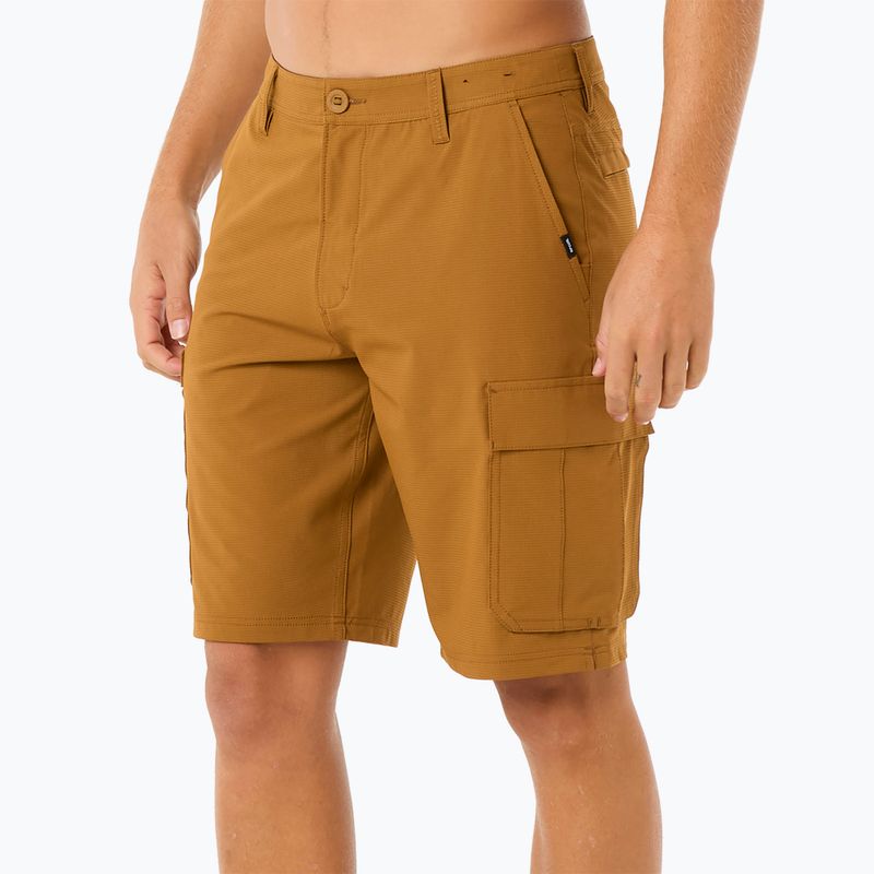 Men's Rip Curl Boardwalk Classic Surf Cargo shorts gold 4