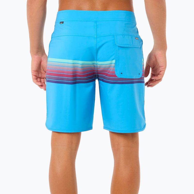 Men's Rip Curl Mirage Surf Revival blue paint swim shorts 3