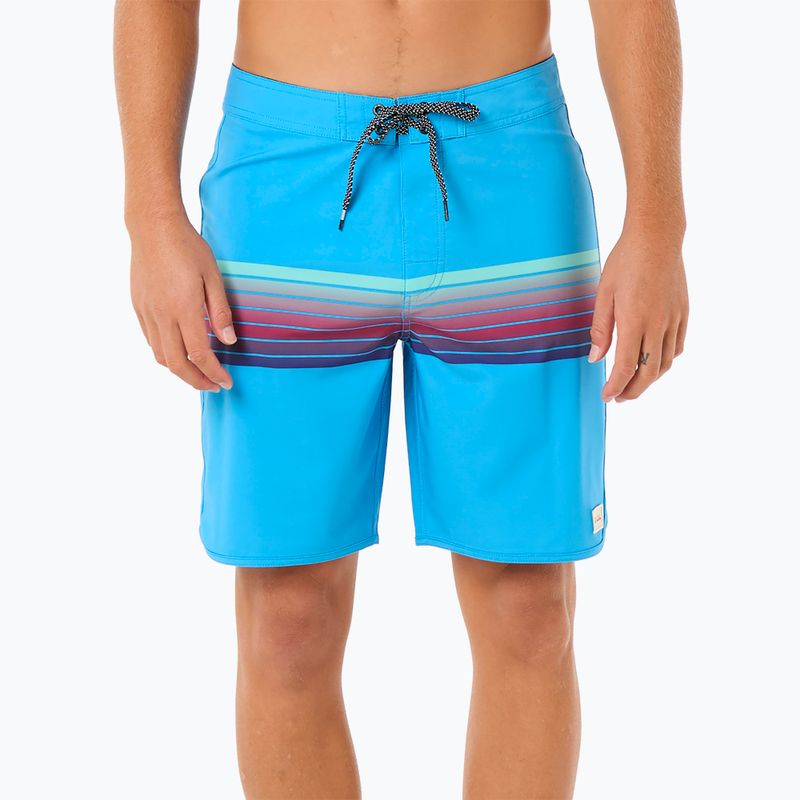 Men's Rip Curl Mirage Surf Revival blue paint swim shorts 5