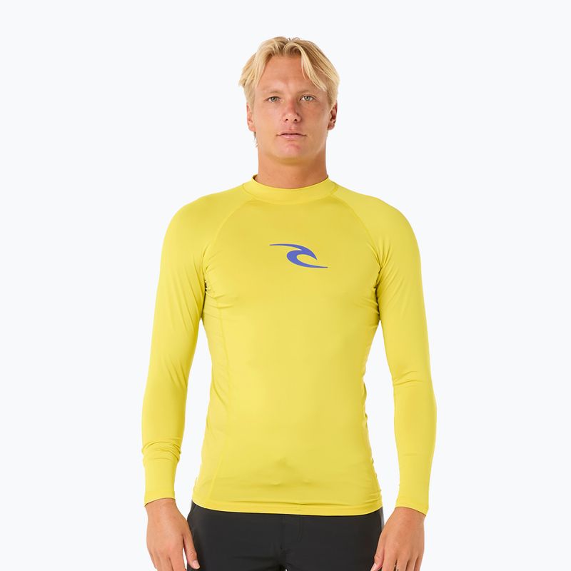 Men's Rip Curl Waves UPF Performance sulphur swimming longsleeve