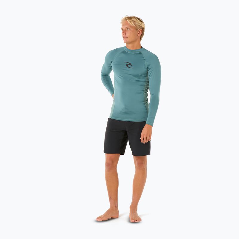 Rip Curl Waves UPF Performance men's swimming longsleeve bluestone 2