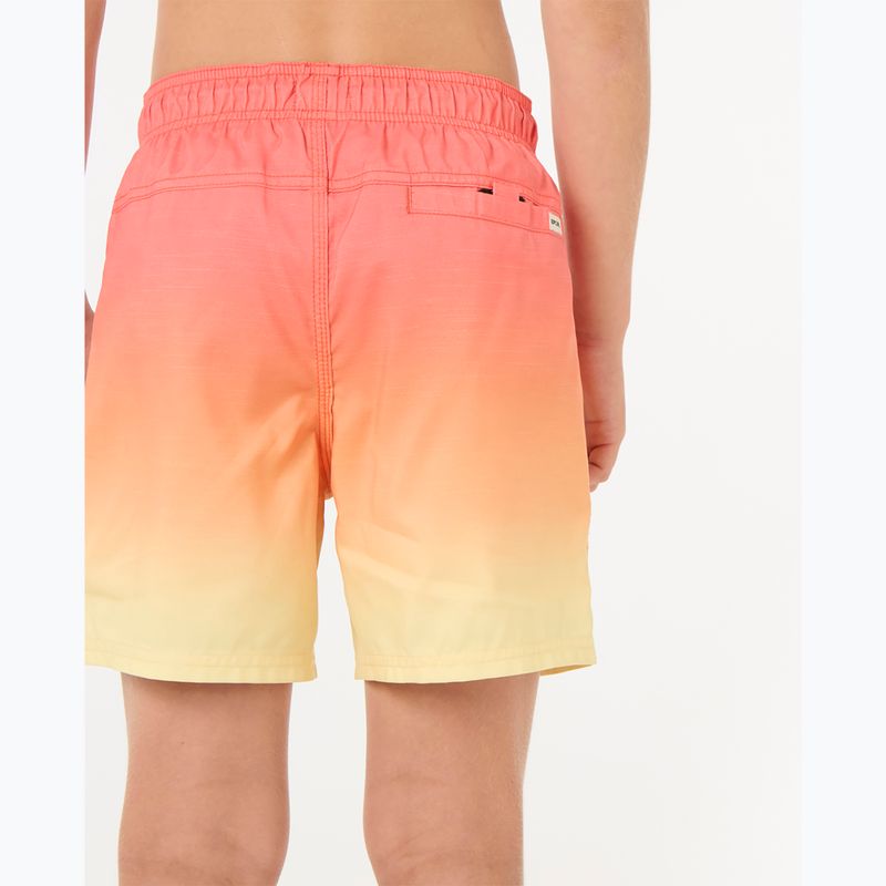 Rip Curl Fade Volley children's swim shorts watermelon 6