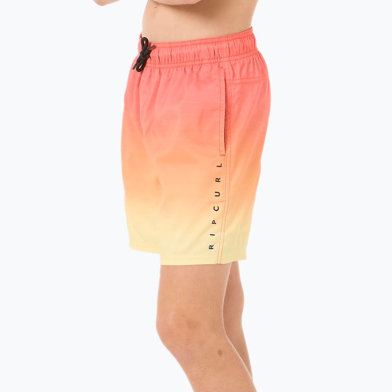 Rip Curl Fade Volley children's swim shorts watermelon 4