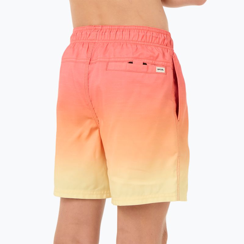 Rip Curl Fade Volley children's swim shorts watermelon 5
