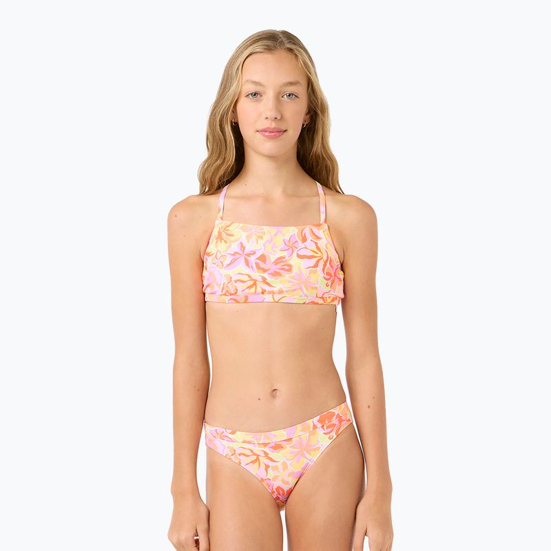Rip Curl Island Bliss 3 Piece Children's Swimsuit + T-shirt Set mango 4