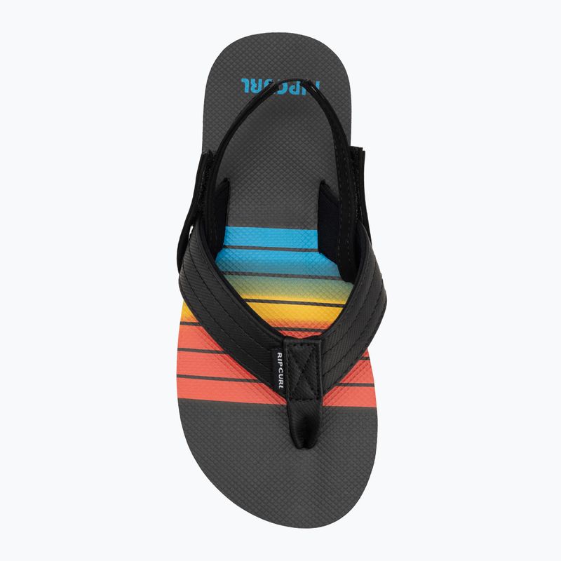 Rip Curl Ripper 2 Bloom children's flip flops black/red 5