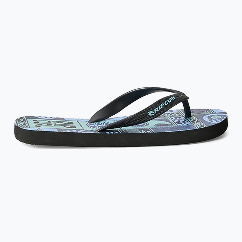 Rip Curl Grom Energy Bloom children's flip flops black/blue