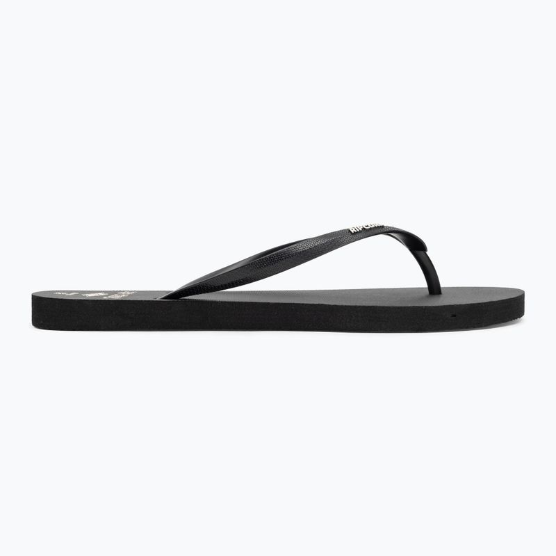 Women's Rip Curl Icons Of Surf Bloom flip flops black 2