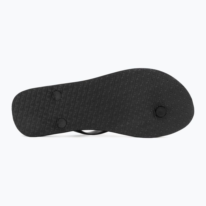 Women's Rip Curl Icons Of Surf Bloom flip flops black 4