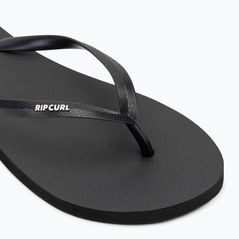 Women's Rip Curl Icons Of Surf Bloom flip flops black 7