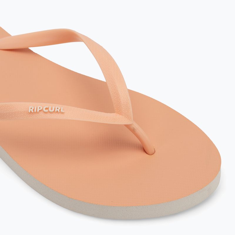 Women's Rip Curl Icons Of Surf Bloom peach flip flops 7