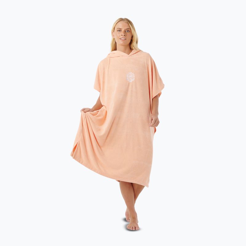 Women's poncho Rip Curl Classic Surf Hooded bright peach 4