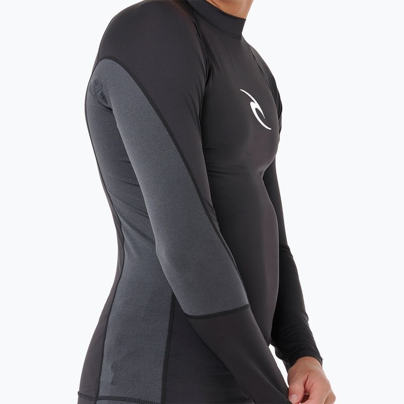 Men's swim long sleeve Rip Curl Waves Upf Perf black 6