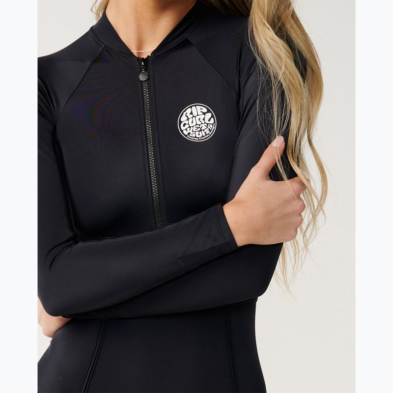 Women's one-piece swimsuit  Rip Curl Classic Surf Ls Surf Suit black 6