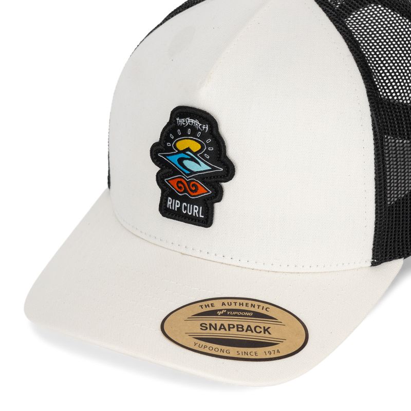 Children's baseball cap Rip Curl Search Icon Trucker white 3