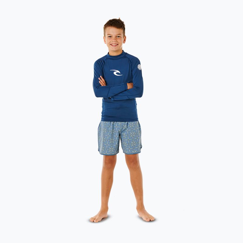 Children's swim long sleeve Rip Curl Waves Upf light navy 2