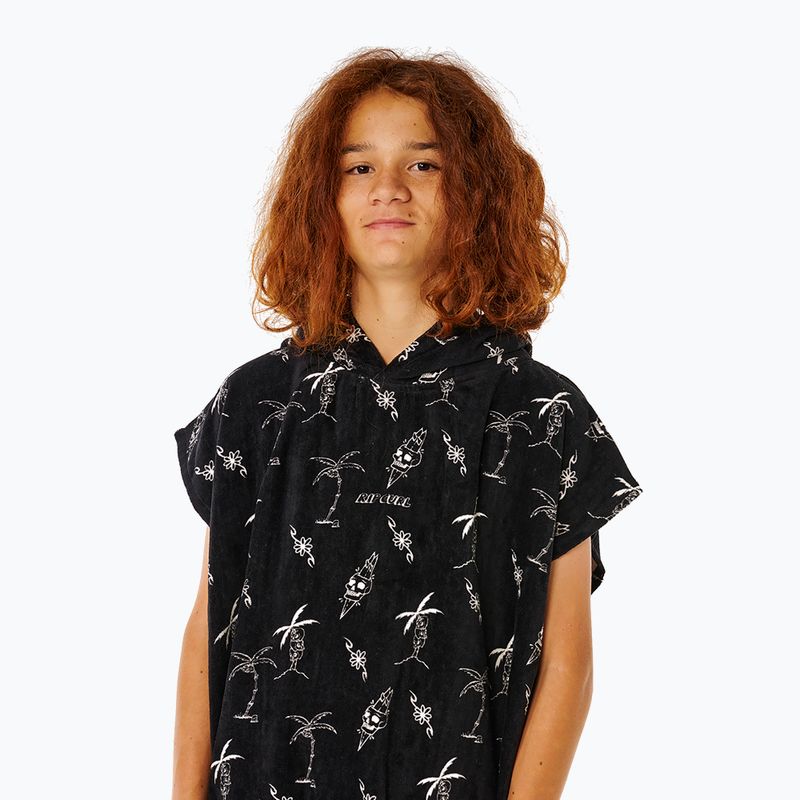 Children's poncho Rip Curl Mixed Hooded Towel black 5