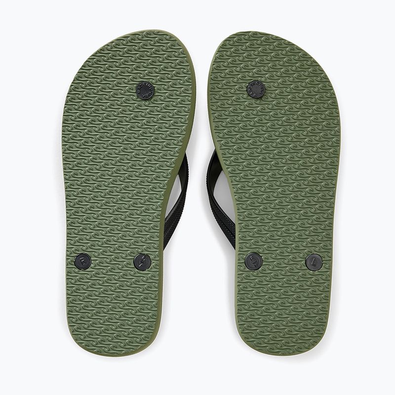 Children's flip-flops Rip Curl Sessions Bloom Open Toe olive 4