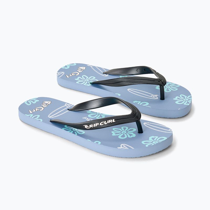 Children's flip-flops Rip Curl Sessions Bloom Open Toe faded denim 2